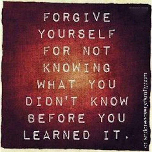 forgive yourself