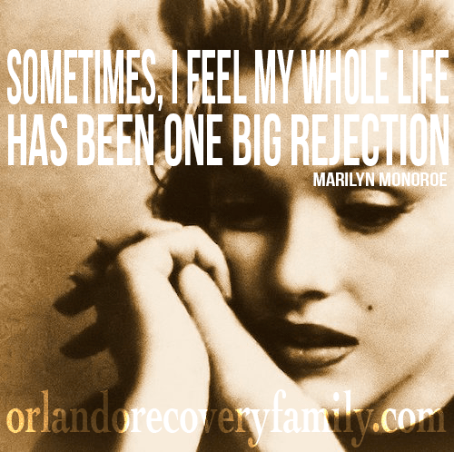 marilyn monroe on rejection