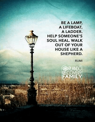 be a lamp.rumi